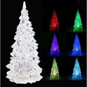 Family Christmas LED svietiaci a farby meniaci stromček 22 cm