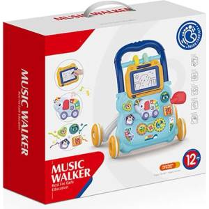 Ocie Huanger Музикална проходилка Happy Toddlers синя Проходилка