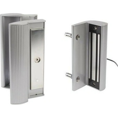 Locinox magnetický povrchový zámek s protiproudem s rukojetí, MAG-3000-SILV