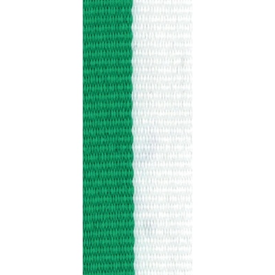 stuha V2 zelená / biela