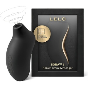 LELO Sona 2 - вибратор за клитор с вълни - черен