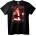 NOONEBRAND Тениска Коледна Прегръдка - 2XL, White