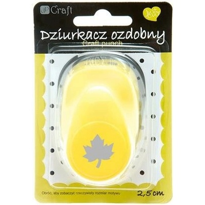 Dekorativní děrovačka DP Craft 2,5 cm - list