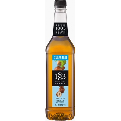 1883 Maison Routin Sirup Hazelnut sugar free 1 l