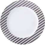 Ćmielów Design Studio Плоска чиния Cosmopolitan Mix & Match черни колани 26 см (0061290X2G138)