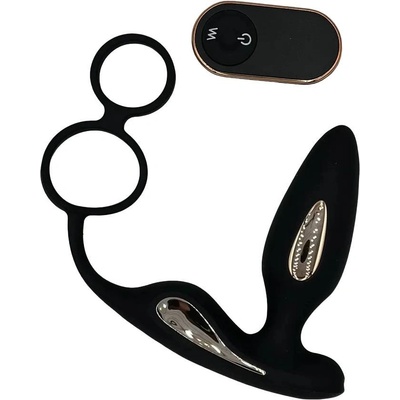 Sexy Elephant® Вибрираща анална тапа с примка с пръстен за ерекция и дистанционно управление