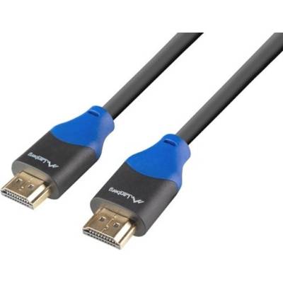 Кабел Lanberg HDMI M/M V2.0 cable 1m 4K CU box, black BOX, CA-HDMI-15CU-0010-BK