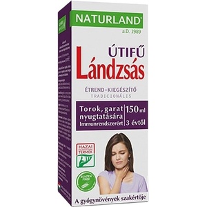 Naturland Сироп от теснолист живовляк за дихателната система, 150 ml, Naturland (010328 NTRL)