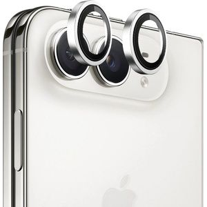Blueo Протектор за камера за iPhone Duo - Original Metal Frame Lens Glass - Blueo - Сребрист
