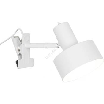 Nordlux - Лампа с щипка MATIS 1xE27/15W/230V бял (NX0437)