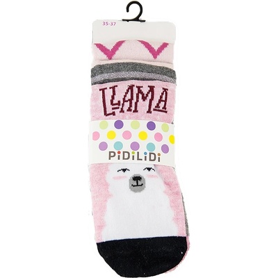 Pidilidi veselé ponožky FUNNY dívčí 3pack PD0132 Holka