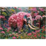 Educa - Puzzle Floral Elephant - 1 000 piese