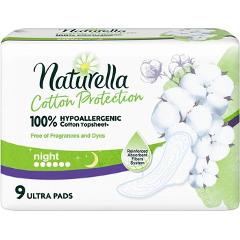 Naturella Cotton Protection Ultra Night 9 ks