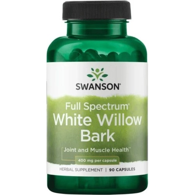 Swanson Full Spectrum White Willow Bark 400 mg 90 kapsúl