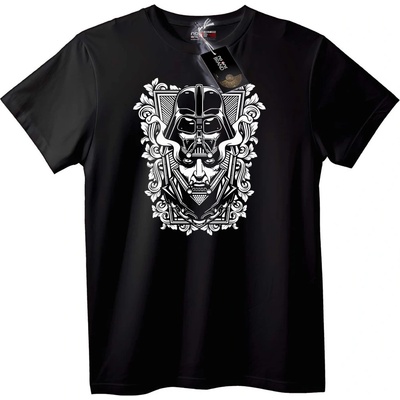 NOONEBRAND Тениска Darth Vader Изкуство - 2XL, White