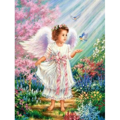 Norimpex - Puzzle Diamant painting: Artistic cat 30x40cm - 1 - 39 piese
