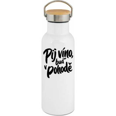 123TRIKO termoska Pij víno, buď v pohodě 500 ml