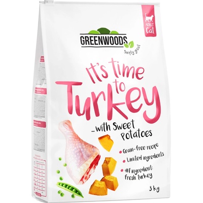 Greenwoods Morčacie so sladkými zemiakmi hráškom a tekvicou 3 kg