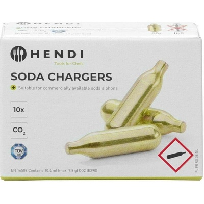 Jednorázové bombičky CO2 na vodu, sada 10ks | BAR UP, 588406