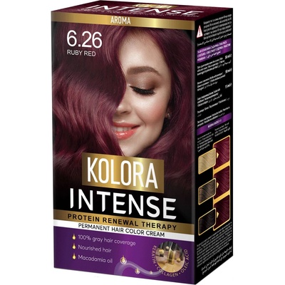Kolora Intense Боя за коса, 6.26 Рубиненочервен