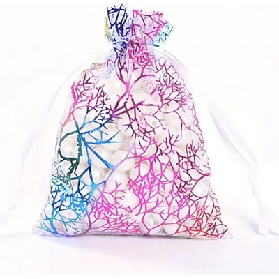 Unique Dárkový sáček organza barevný 9x12cm