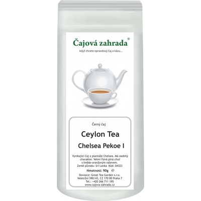 Čajová zahrada Ceylon Chelsea Pekoe I černý čaj 90 g