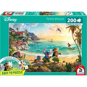 Schmidt Spiele - Puzzle Thomas Kinkade: Lilo & Stitch - 200 piese