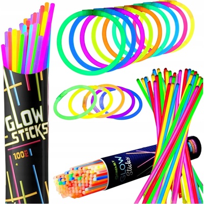 AFF 2602 Svítící náramky Lightstick 100 ks barevné – Zboží Dáma