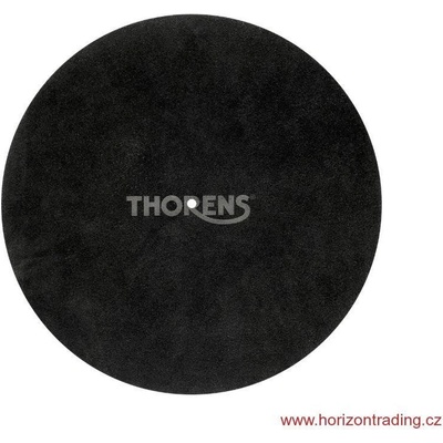 Thorens Leather Matt for turntables: Super kvalitní kožený anti vibrační podložka pro gramofonové přístroje Slipmat