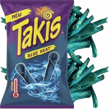 Chipsy tortilla rolky Takis Blue Heat pálivé chilli limetka 100 g