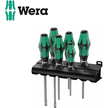 Wera Комплект отвертки Kraftform Plus Lasertip прави и позидрив / WERA 05105656001 / 6 броя с поставка (WERA 05105656001)