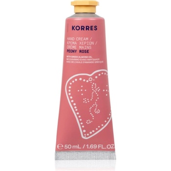 KORRES Peony Rose хидратиращ крем за ръце с бадемово масло 50ml