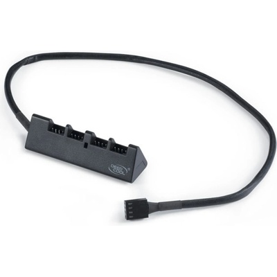 Deepcool Разклонител за вентилатори DeepCool Fan HUB 4 fans PWM/3pin (DP-F4PWM-HUB)