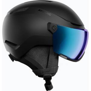 Atomic Скиорска каска Atomic Revent Visor Stereo black/blue stereo