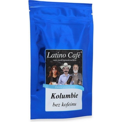 Latino Café Káva Kolumbie bez kofeinu mletá 200 g