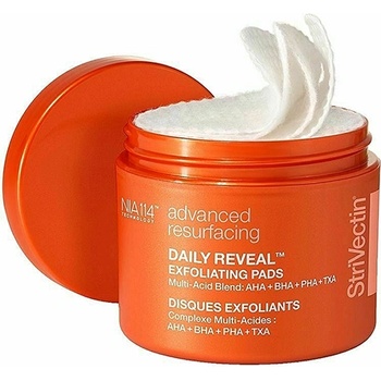 StriVectin Advanced Resurfacing Daily Reveal Exfoliating Pads ексфолиращи тампони за лице за освежаване и изглаждане на кожата за жени 60 бр