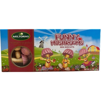 MILTONAS гъбки с вкус на ягода