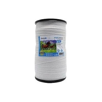 fencee Páska pro elektrický ohradník, šířka 40 mm, bílá, délka 200 m
