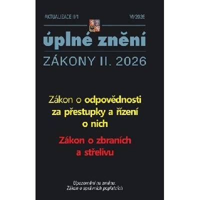 Aktualizace Zákon o odpovědnosti za přestupky a řízení o nich