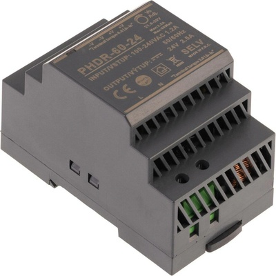 LED zdroj 24V 60W PHDR-24-60 DIN lišta - LED zdroj 24V 60W PHDR-24-60 DIN lišta TL-054153 054153