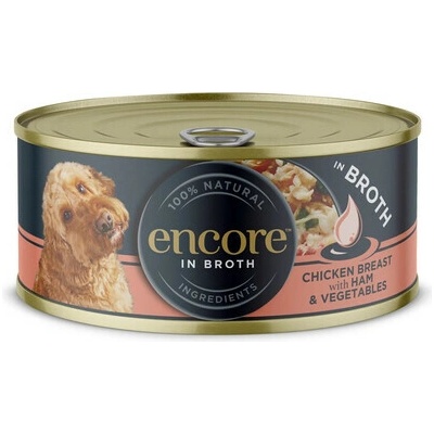 Encore Dog Chicken Breast with Ham and Vegetables in Broth 156 g