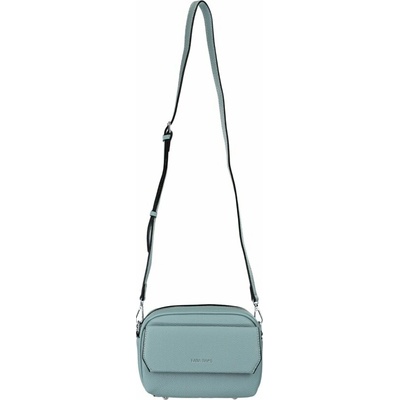 BLANCA dámska crossbody koženková kabelka Svetlomodrá