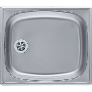 Alveus Basic - Мивка 38x44 см, отвод 6 см, неръждаема стомана 1008694 (1008694) Мивка за вграждане