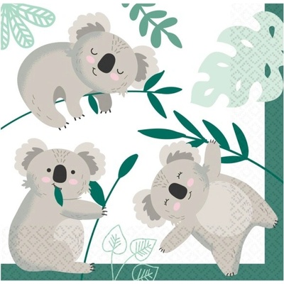 Amscan servítky papierové Koala 33x33cm