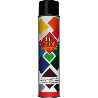 Hitcolor 600 ml, lesklá černá