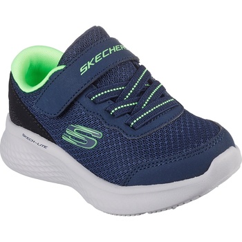 Skechers Детски маратонки Skechers Lightweight Gore & Strap Toddler Sn Slip On Trainers Unisex Kids - Navy/Lime