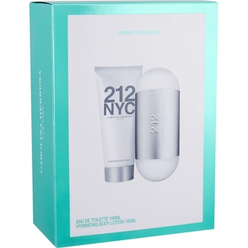 Carolina Herrera 212 NYC EDT 100 ml + telové mlieko 100 ml darčeková sada
