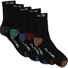 Globe GB71539023 Ingles Crew Sock5 Pack Asst ponožky