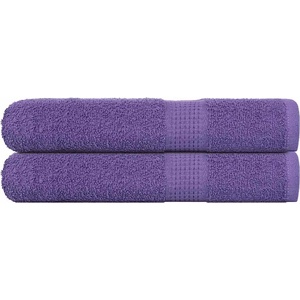 vidaXL Кърпи за сауна FROGN 2 бр. лилави 80x200 см 360 г/м2 (136887)