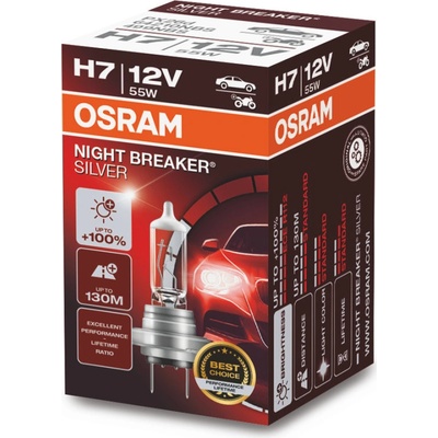 Osram Night Breaker Silver H7 PX26d 12V 55W 64210NBS